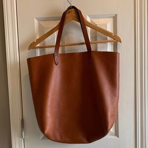 MADEWELL leather Transport Tote